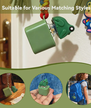 Grappige Kikker Sleutelhanger met Geluid & LED - Oplaadbare Fidget Toy