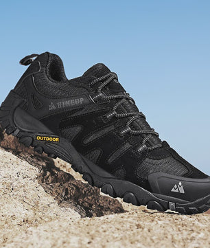 HIKEUP Heren Wandelschoenen - Suede Leer, Outdoor & Slijtvast