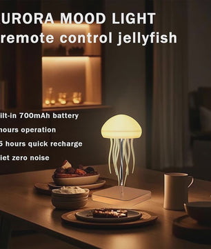 LED Kwallenlamp met 9 Tentakels, Kleurverloop & Afstandsbediening - Sfeervolle Decoratie