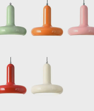 Moderne Paddenstoel Hanglamp Cream Style - Sfeervolle Verlichting voor Slaapkamer & Hotel