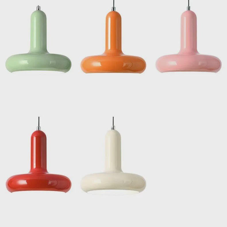 Moderne Paddenstoel Hanglamp Cream Style - Sfeervolle Verlichting voor Slaapkamer & Hotel