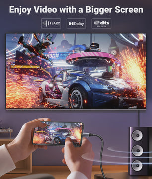 UGREEN USB-C naar DisplayPort 1.4 Kabel - 8K@60Hz, Thunderbolt 3/4 Compatibel voor MacBook Pro & iPad