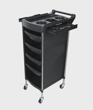 Professionele Kapsalon Trolley met 6 Lades - Grote Capaciteit & Mobiel