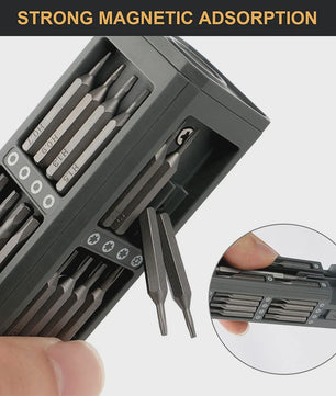 Multifunctionele Precisie Schroevendraaier Set 46-in-1 voor Telefoon, Laptop & Elektronica Reparatie