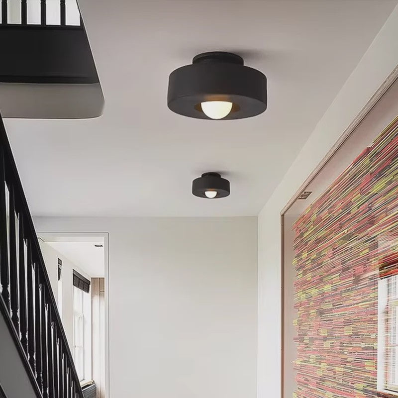 Moderne LED Plafondlamp Rond 30cm - Sfeervolle Verlichting voor Hal, Slaapkamer & Studiekamer