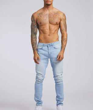 Heren Skinny Jeans met Stretch - Slim Fit Denim Broek voor Streetwear & Casual