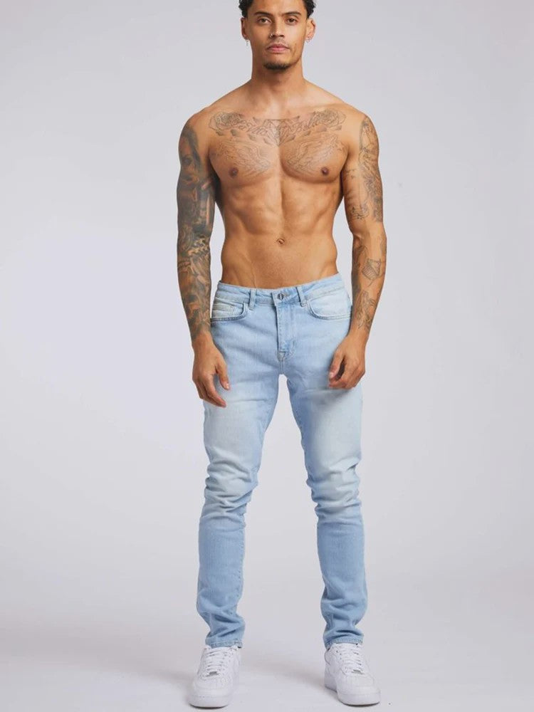 Heren Skinny Jeans met Stretch - Slim Fit Denim Broek voor Streetwear & Casual