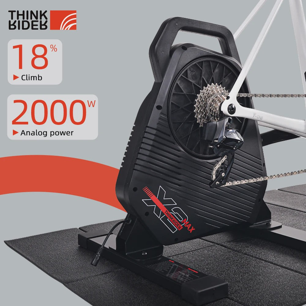 ThinkRider X2Max Smart Bike Trainer met Ingebouwde Powermeter voor MTB & Racefiets