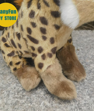 Realistische Hyena Pluche Knuffel - Levensechte Gevlekte Hyena Speelgoed - 26cm