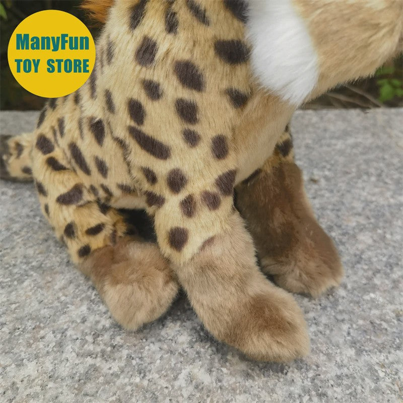Realistische Hyena Pluche Knuffel - Levensechte Gevlekte Hyena Speelgoed - 26cm