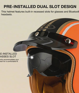 Stijlvolle Open Face Motorhelm met Unieke Graffiti Art - Lichtgewicht & Geventileerd