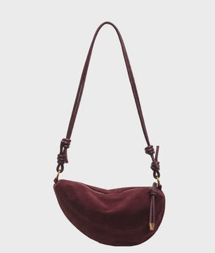 Trendy Kunstsuède Schoudertas Dames - Onderarm & Crossbody Tas