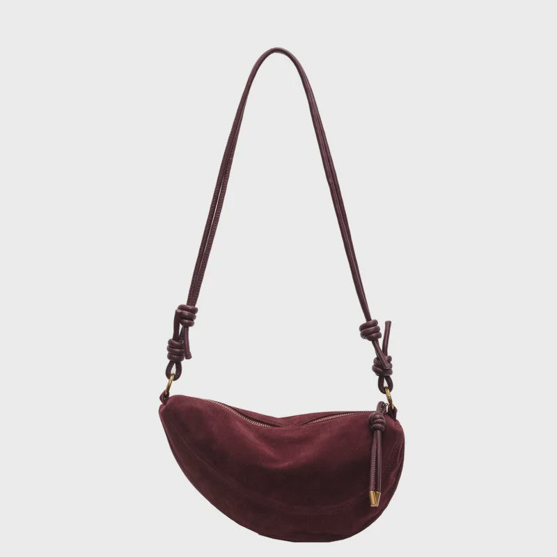 Trendy Kunstsuède Schoudertas Dames - Onderarm & Crossbody Tas