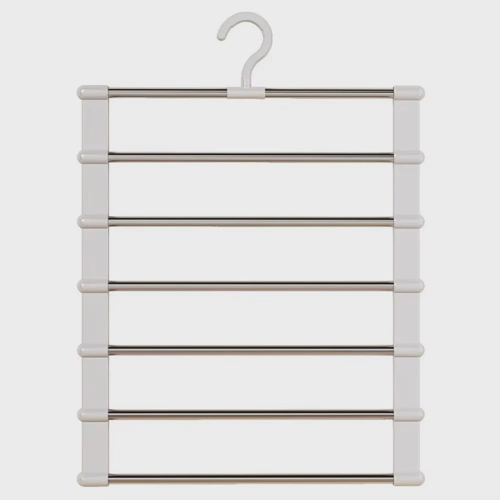 Ruimtebesparende Kledinghanger voor Broeken - 5 Lagen Organizer