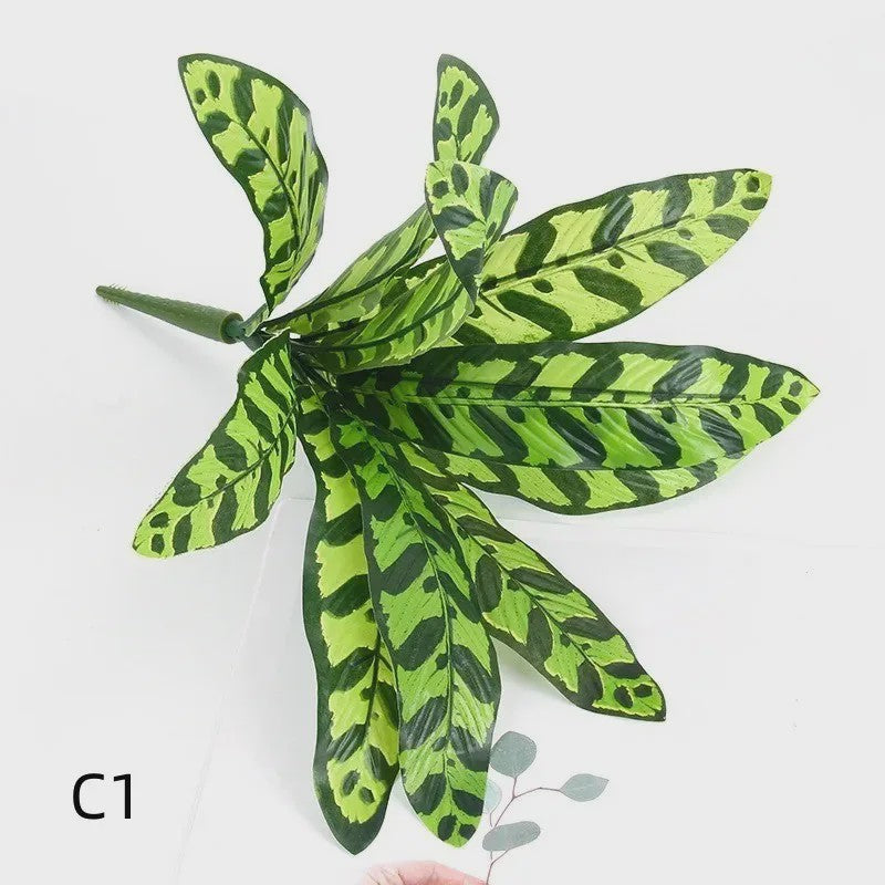 Zijden Schildpadblad Plantenbladeren - Kunstmatige Dieffenbough Decoratie voor Woonkamer