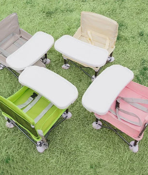 Draagbare Baby Eetkamerstoel - Opvouwbaar, Lichtgewicht Aluminium met Veiligheidsgordel