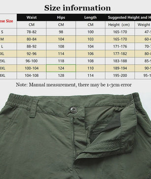 Herfst/Winter Heren Cargo Broek - Lichtgewicht, Waterdicht & Sneldrogend
