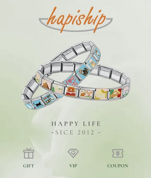 Hapiship 2024 Bedel voor Italiaanse Armband - Oog, Maan, Ster, Vis, Spider, Queen, Poker