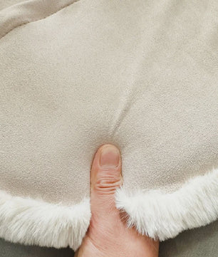 Luxe Pluche Zitkussen met Memory Foam - Rond, Zacht & Comfortabel