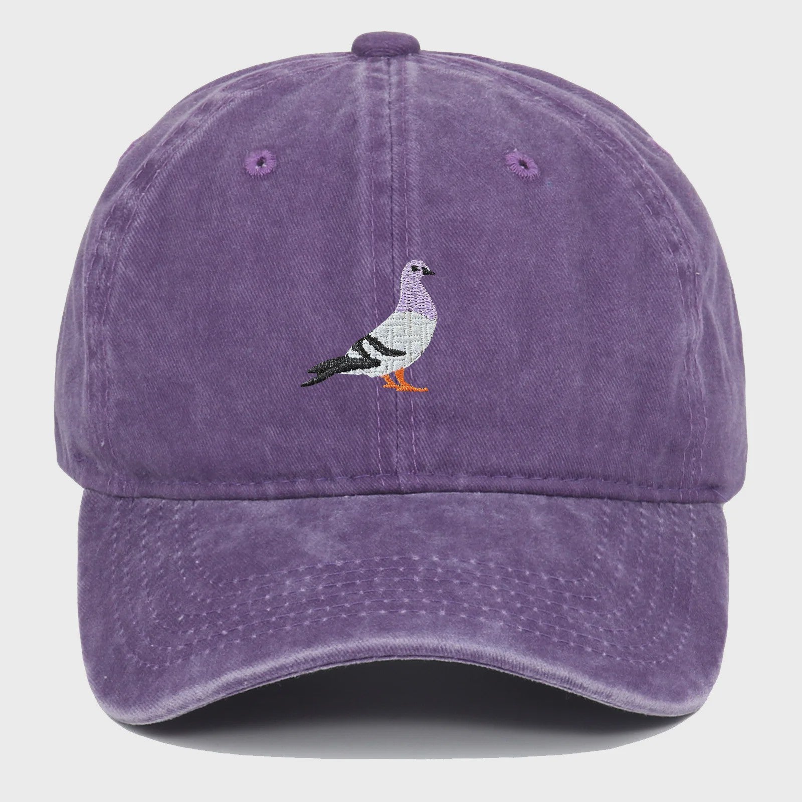 Baseballpet met Duivenborduring - Casual Mode voor Alle Seizoenen