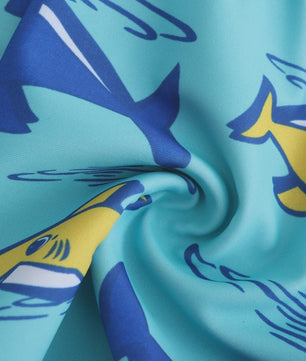 Zomer Zwemset Jongens: Zwembroek & Zwemkap met Cartoon Print - Sneldrogend & Comfortabel