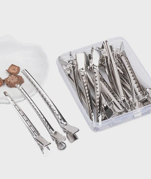 Professionele Haarclips Set - Metalen Kappers Clips voor Styling & Sectie