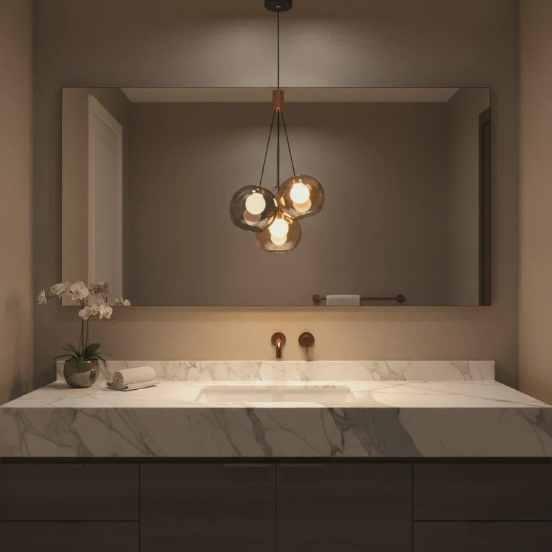 Moderne Bubble Glas Hanglamp - Stijlvolle Plafondlamp voor Eetkamer, Bar & Café