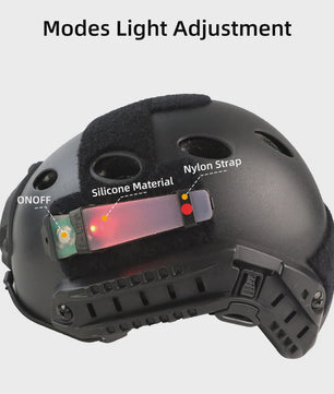 Tactisch Helm Signaallicht - Waterdicht, IR Strobe & Veiligheidsknipperlicht voor Outdoor