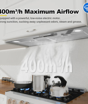 KICHPOWER 72cm Inbouw Afzuigkap met Gebarenbediening & Booster Functie