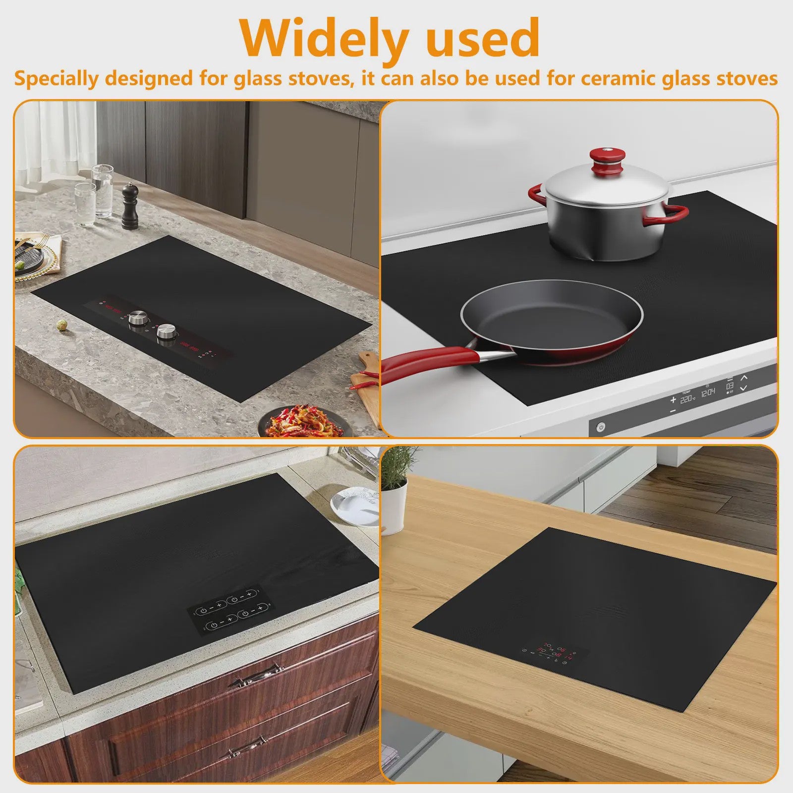 Siliconen Inductie Kookplaat Mat - Antislip & Krasbestendig