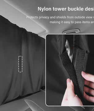 4-delige Set Auto Gordijnen: Privacy & Zonwering voor Comfortabel Reizen en Slapen