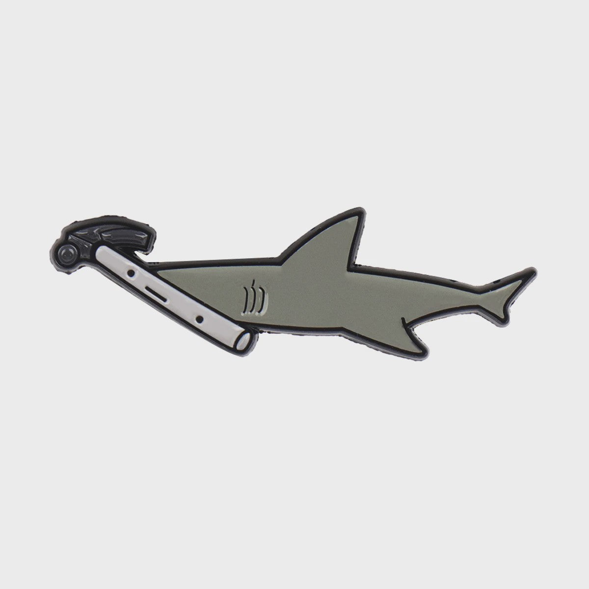 Grappige Haai Emaille Pin Broche - Unieke Accessoire voor Rugzakken, Tassen & Kleding
