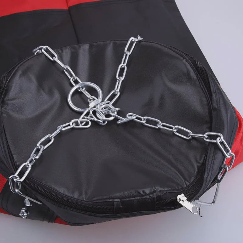 Zware Bokszak met Ketting en Ophanghaak - Ideaal voor Fitness, MMA, Kickboksen