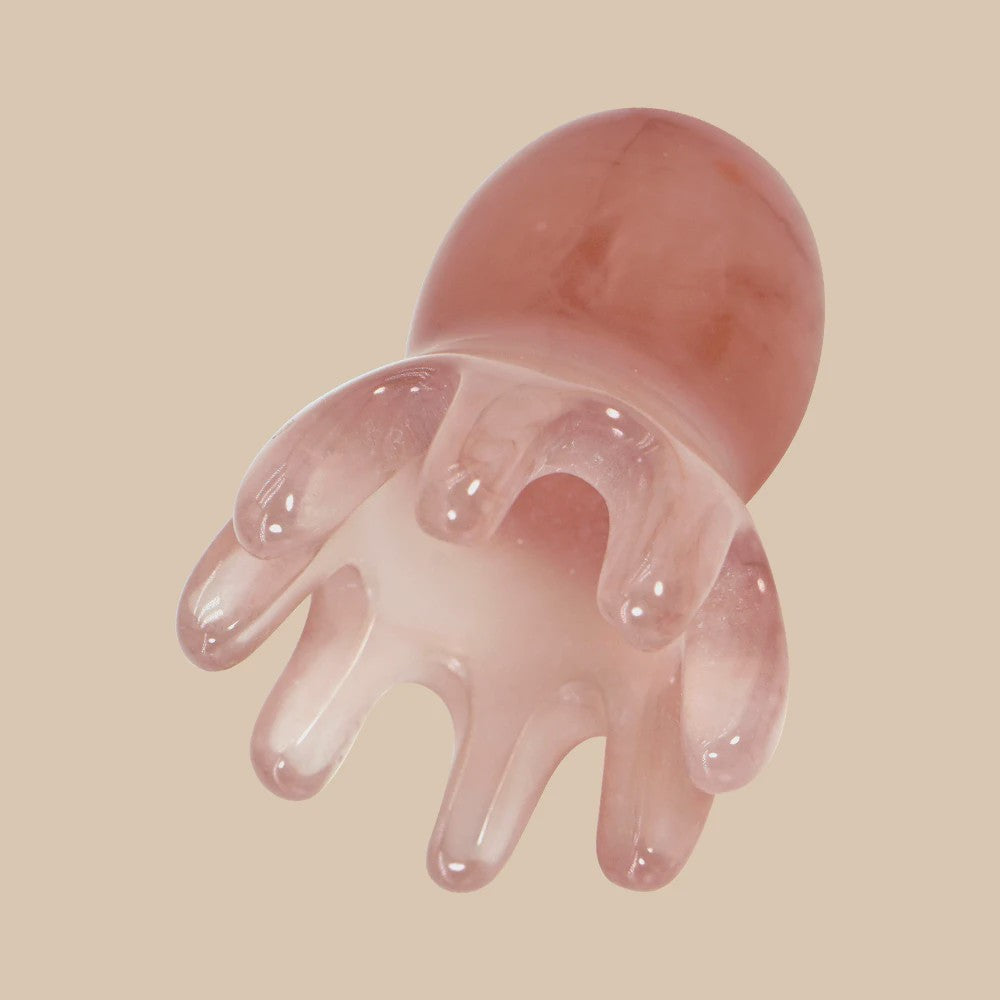 Schattige Octopus Hoofdhuid Massager - Resin, Stressverlichting & Haarverzorging