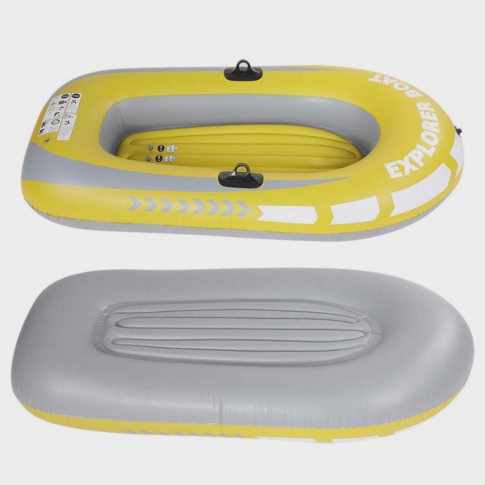 Opblaasbare Kano voor 2 Personen - PVC Roeiboot voor Vissen, Driften & Duiken