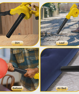 Snoerloze 2-in-1 Bladblazer & Stofzuiger - Krachtig, Draadloos, Compatibel met Dewalt 20V Accu