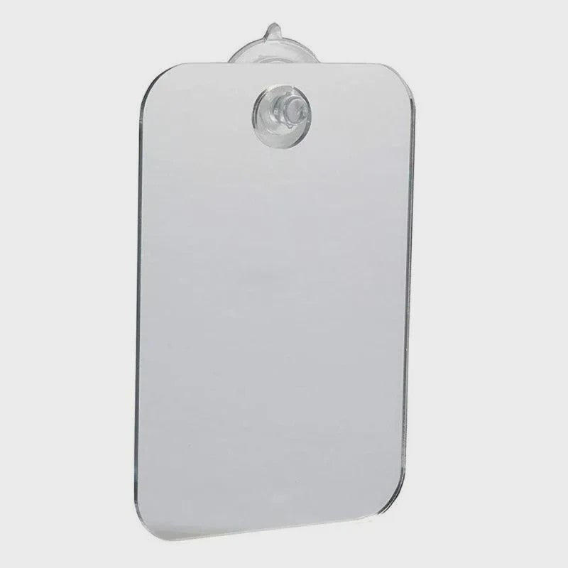 Draagbare Acryl Douchespiegel met Zuignap - Ideaal voor Scheren & Make-up