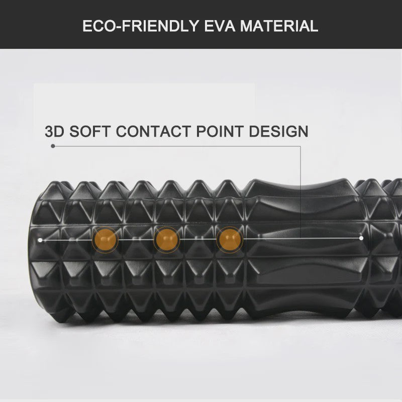 Crescent Foam Roller 45x13cm - Ideaal voor Yoga, Pilates & Spierontspanning