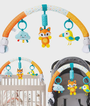 Baby Speelboog voor Kinderwagen & Reiswieg - Interactief & Verstelbaar Speelgoed