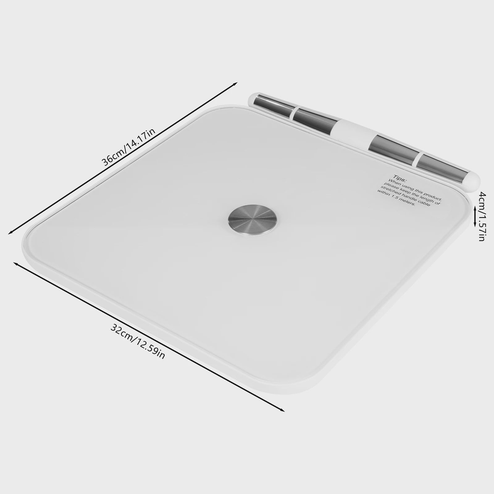 8 Elektroden Smart Personenweegschaal Wit - Bluetooth Body Composition Monitor
