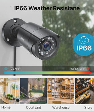 ZOSI 3K Lite Beveiligingscamera Systeem met AI Detectie & 8-Kanaals DVR