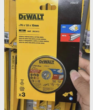 DEWALT 76mm INOX Metaal Zaagschijf - 3 Stuks (DT20592-QZ) - Voor Multimateriaal