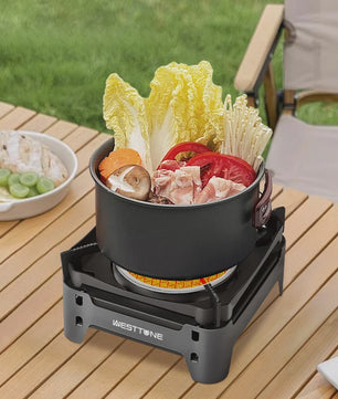 WESTTUNE Draagbare Camping Gasbrander 3600W - Infrarood Verwarmingssysteem met Elektronische Ontsteking