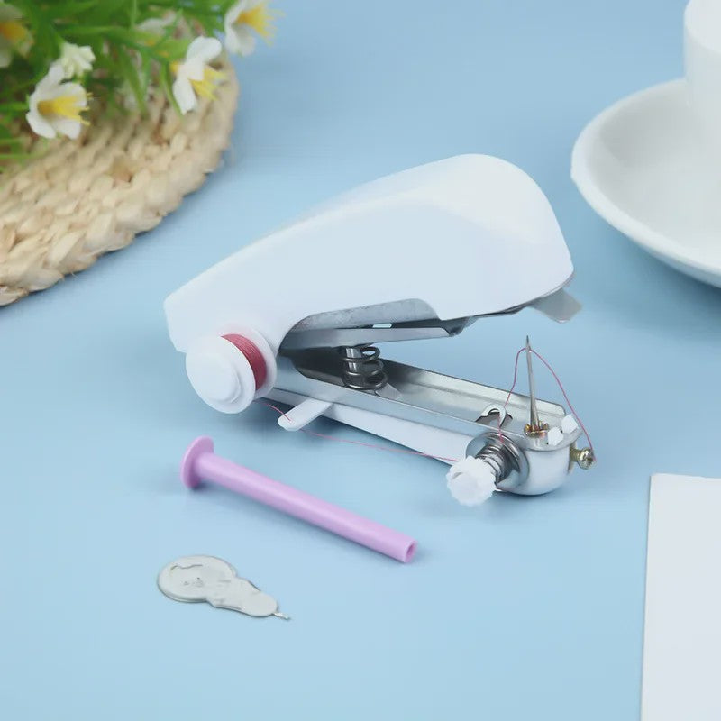 Mini Hand Naaimachine - Draagbaar & Compact voor Snelle Kledingreparaties