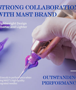 Mast P60 Permanente Make-up Tattoo Machine: 5 Instelbare Slagen, LED Display