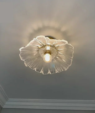 Moderne Glas Glasmozaïek Bloem Hanglamp - Sfeervolle Verlichting voor Woonkamer & Slaapkamer