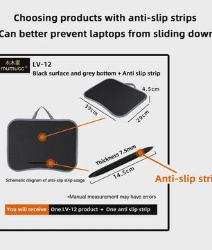 Multifunctioneel Laptop Bureau met Kussen en Schuimdeeltjes - Comfortabel Werken