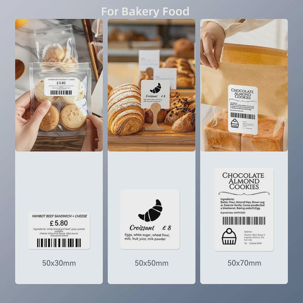 Niimbot B1 Draadloze Thermische Labelprinter - Ideaal voor Kleine Bedrijven, Huis & Cadeaus