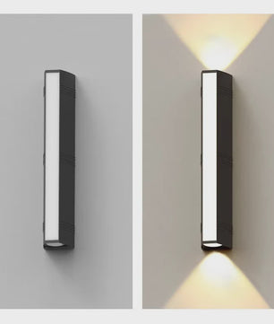 Moderne Waterdichte LED Buitenmuurverlichting - Lange Strip Aluminium IP65
