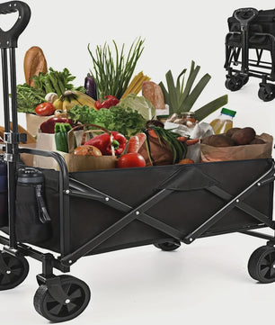 Opvouwbare Bolderkar - Grote Capaciteit, All-Terrain, Camping & Transportkar